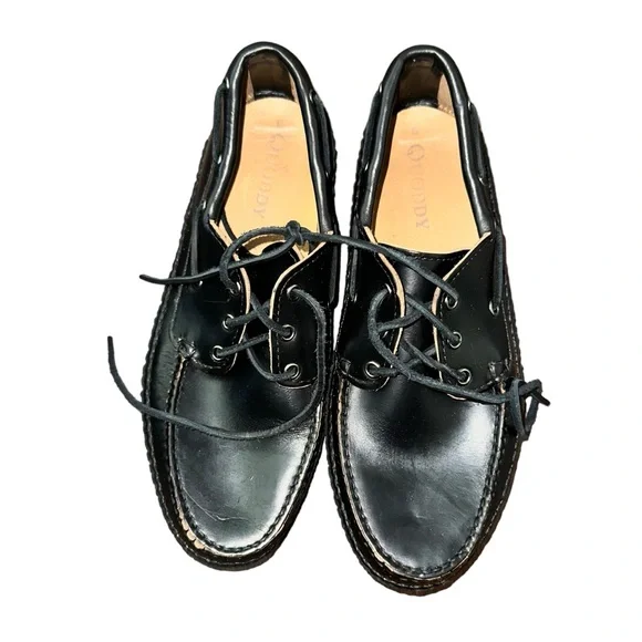Quoddy Men’s Boat Moc Size 9EE Quoddy Boat Moc - Natural Chromexcel with Red Handsewn  main image 2